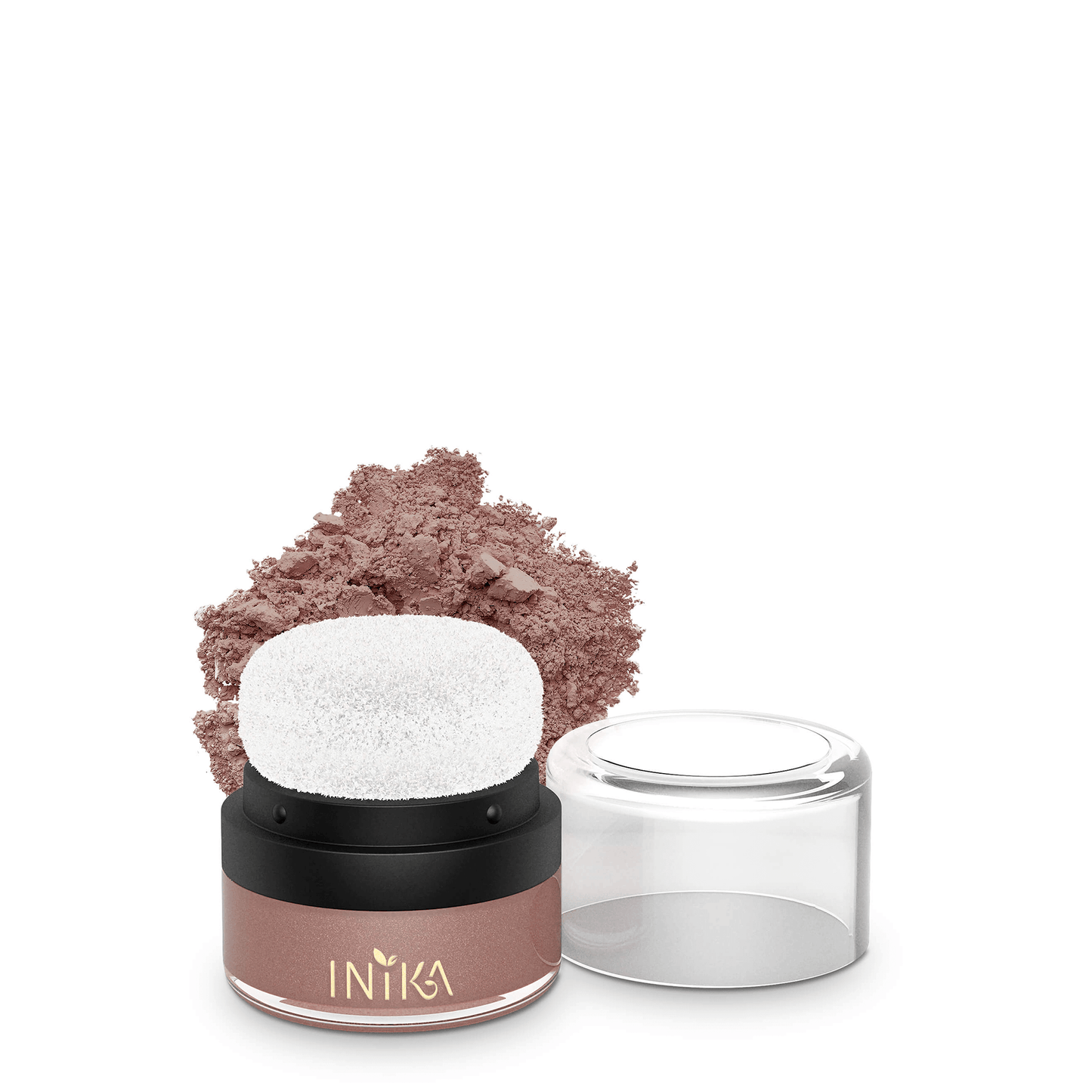 Mineral Blusher Puff Pot (Rosy Glow) | INIKA Organic | 02