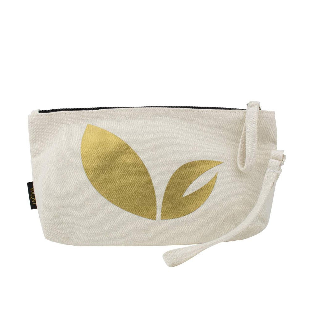 Cosmetic Canvas Pouch (Beige)