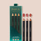 INIKA Organic All Natural Lipstick Crayon Trio