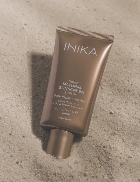 INIKA Organic Tinted Natural Sunscreen SPF50+ 50mL